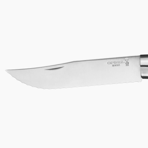 Нож Opinel №12, нержавеющая сталь, рукоять из бука, серрейторная заточка, 002441 фото 2
